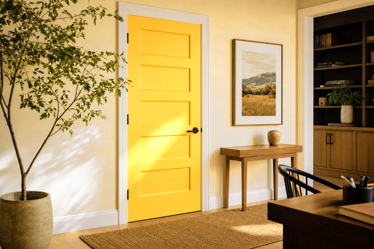 Imperial by Benjamin Moore on interior-doors