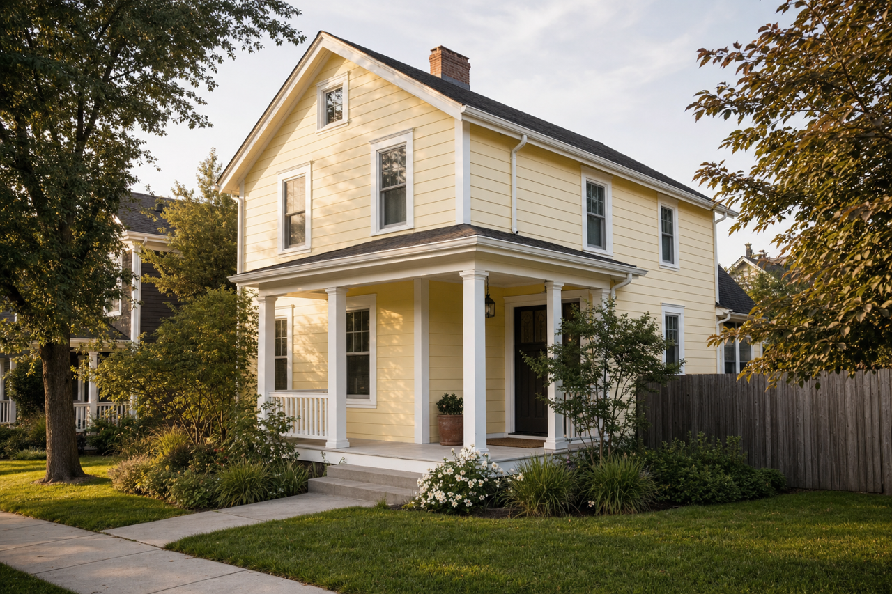 Pernod by Benjamin Moore on exterior