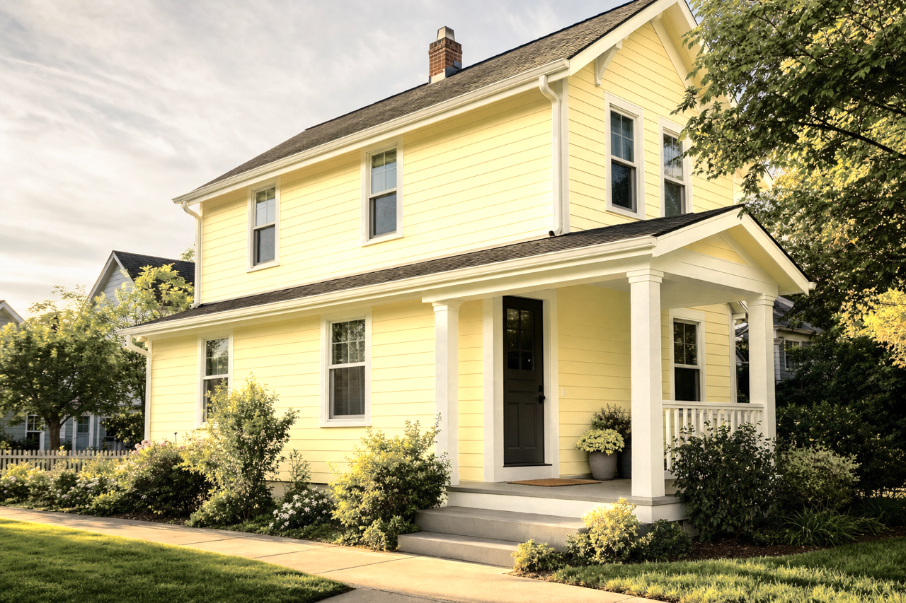 Hay by Benjamin Moore on exterior