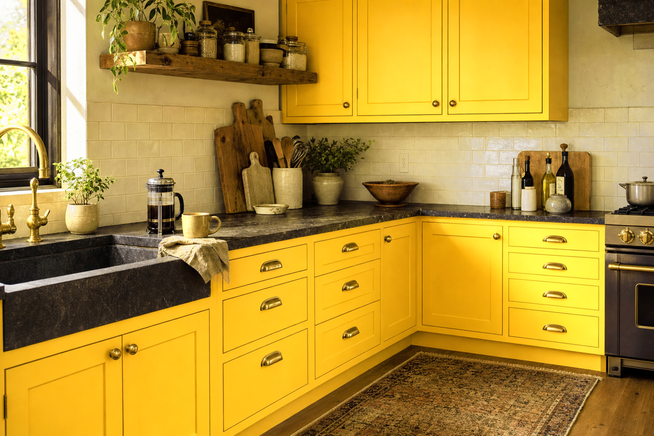 Viking by Benjamin Moore on cabinets