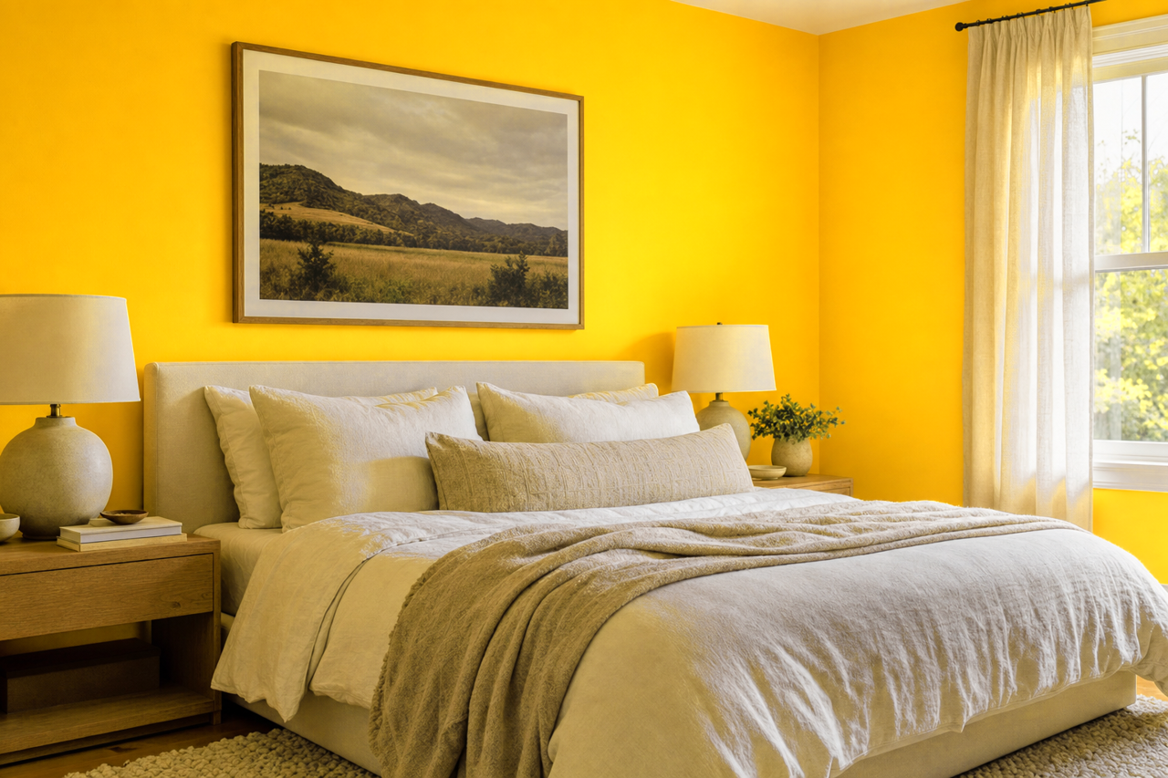 Abstracta by Benjamin Moore on interiors