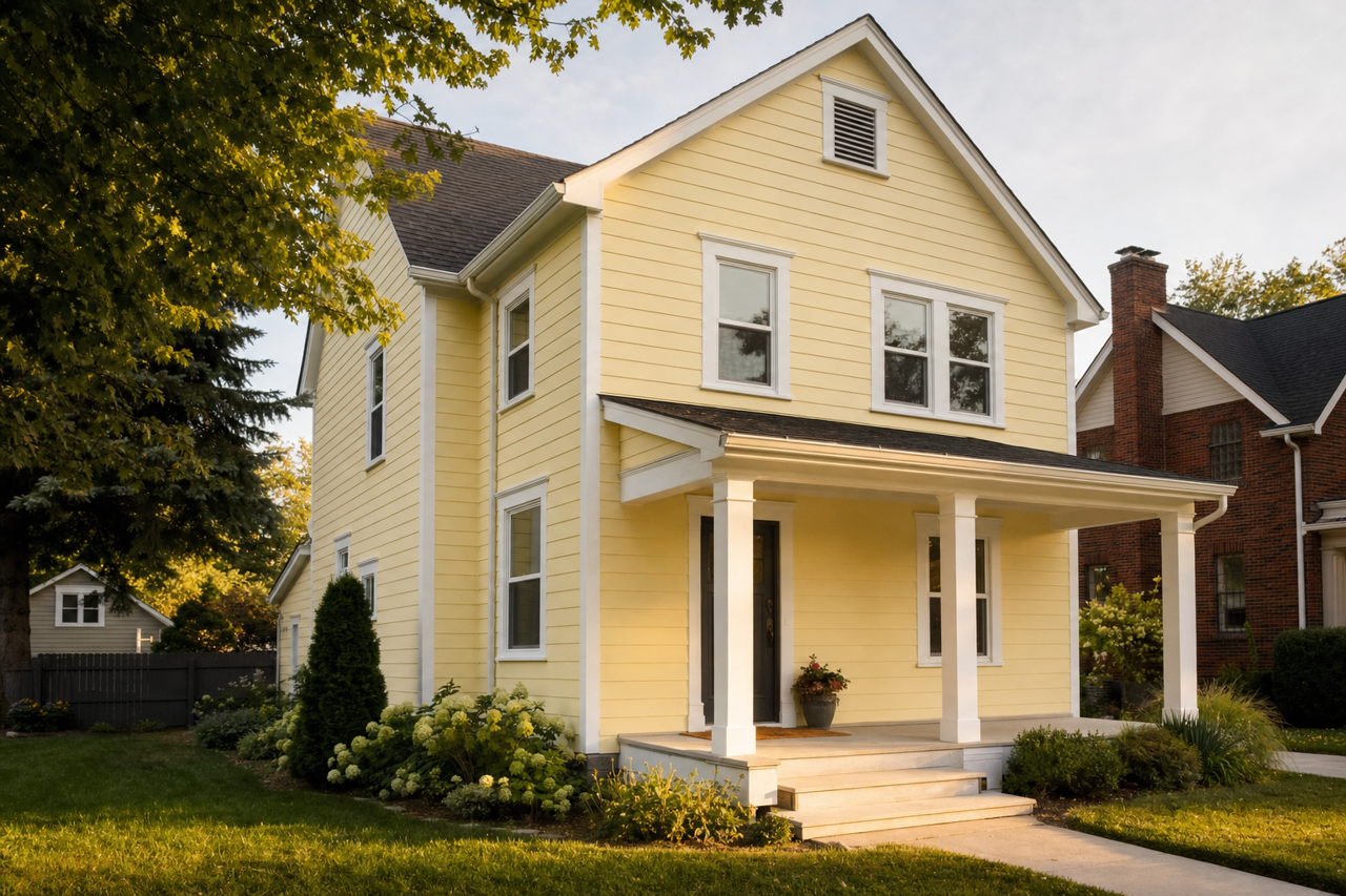 Lightning by Benjamin Moore on exterior