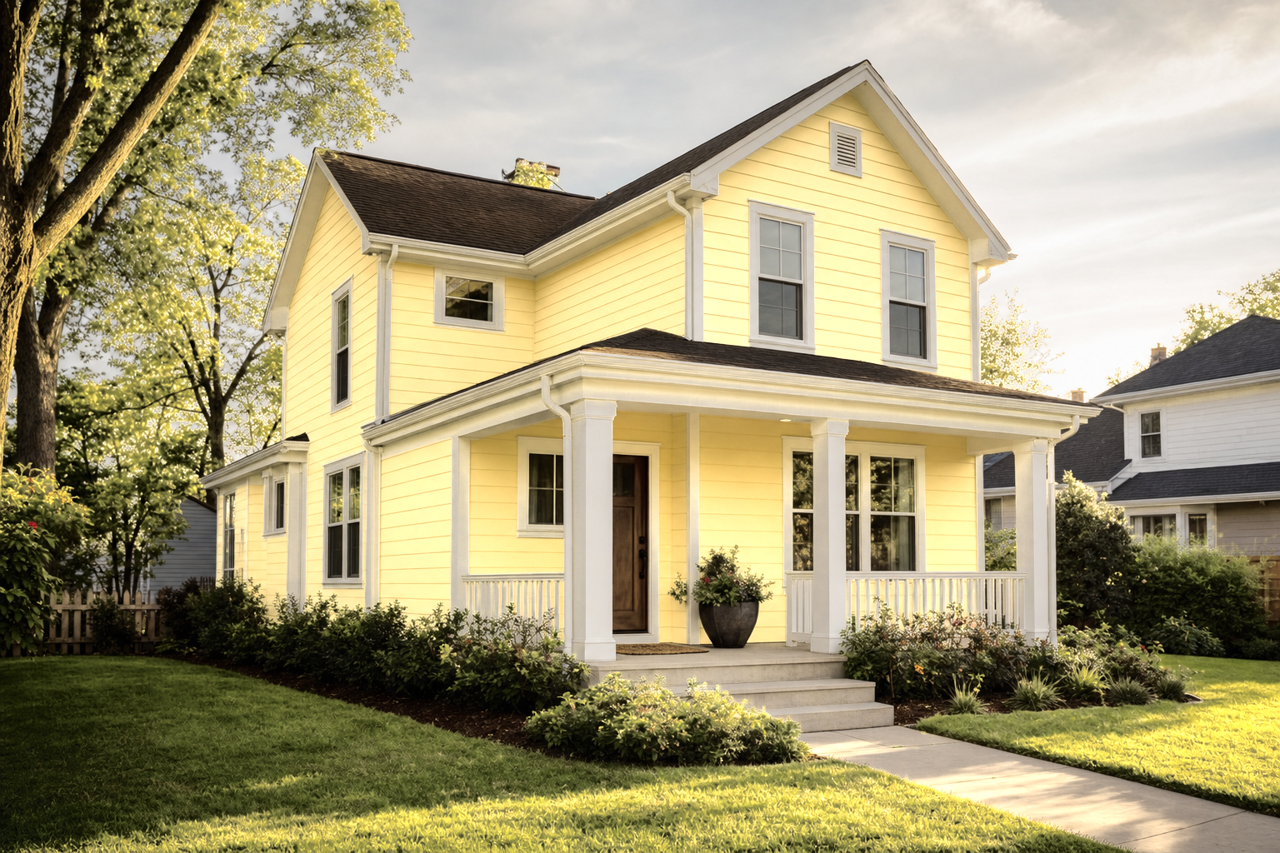 Wildflowers by Benjamin Moore on exterior