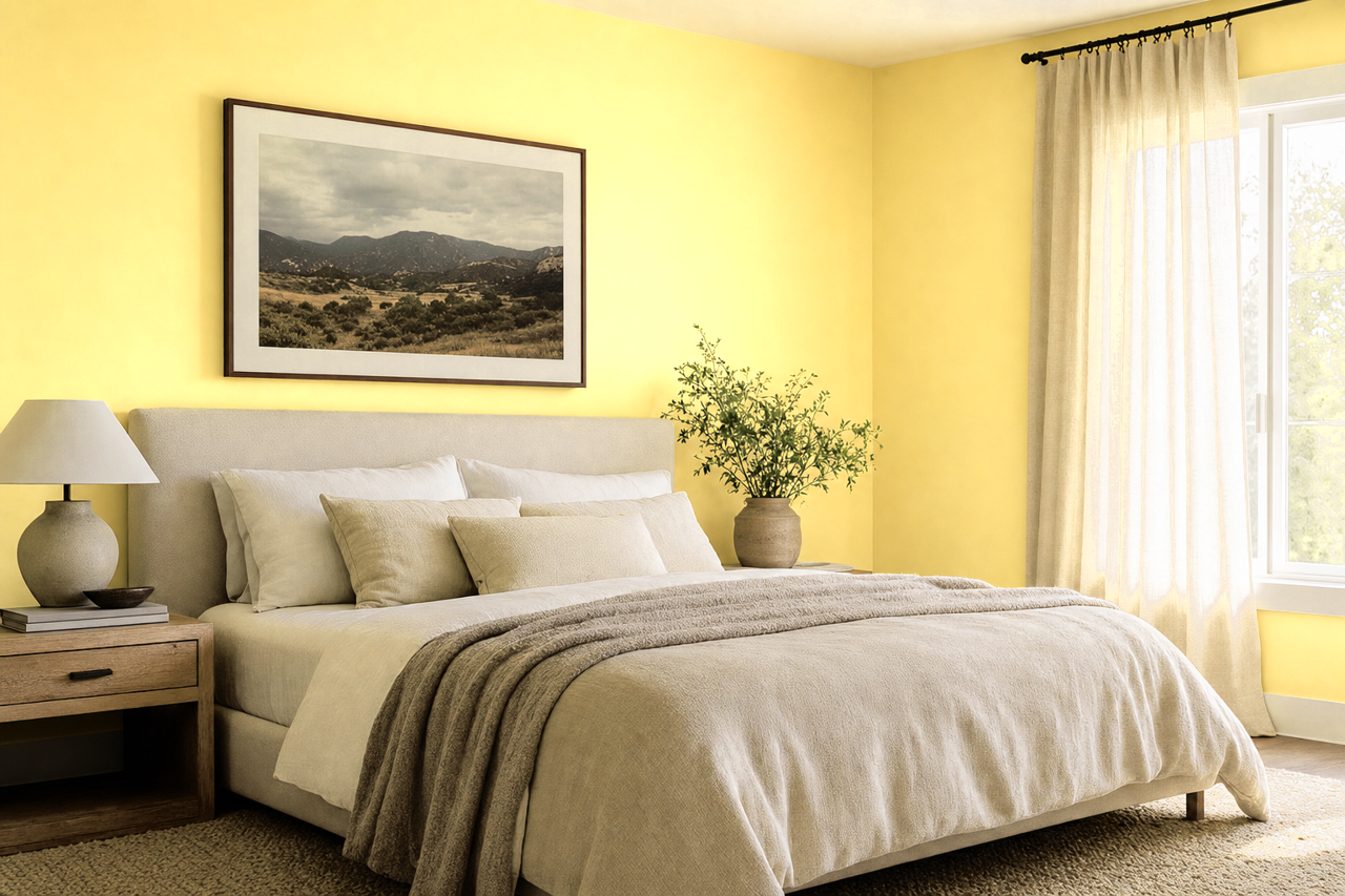 Wildflowers by Benjamin Moore on interiors