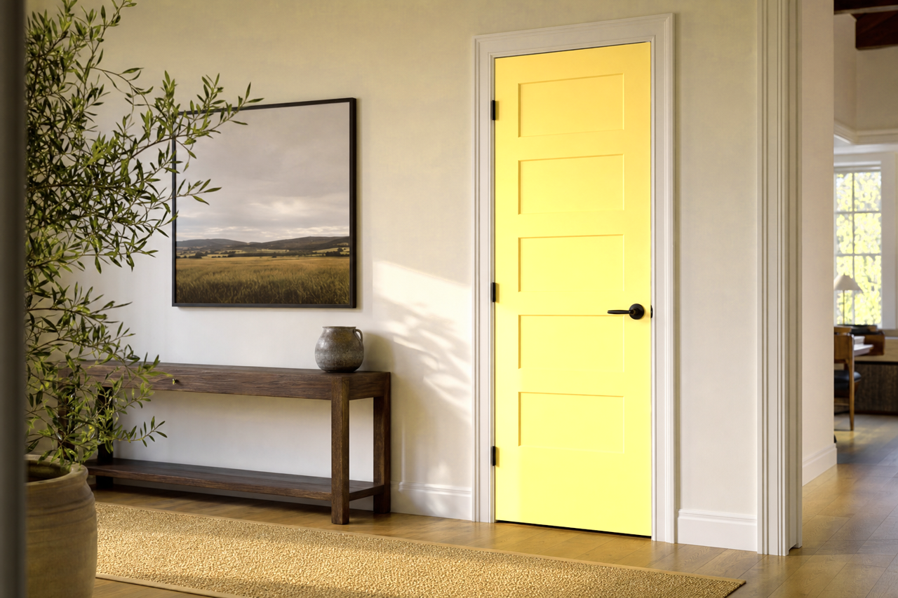 Good by Benjamin Moore on interior-doors