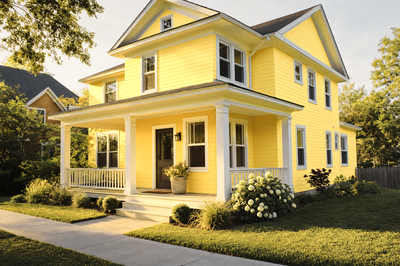Sunbeam by Benjamin Moore on exterior