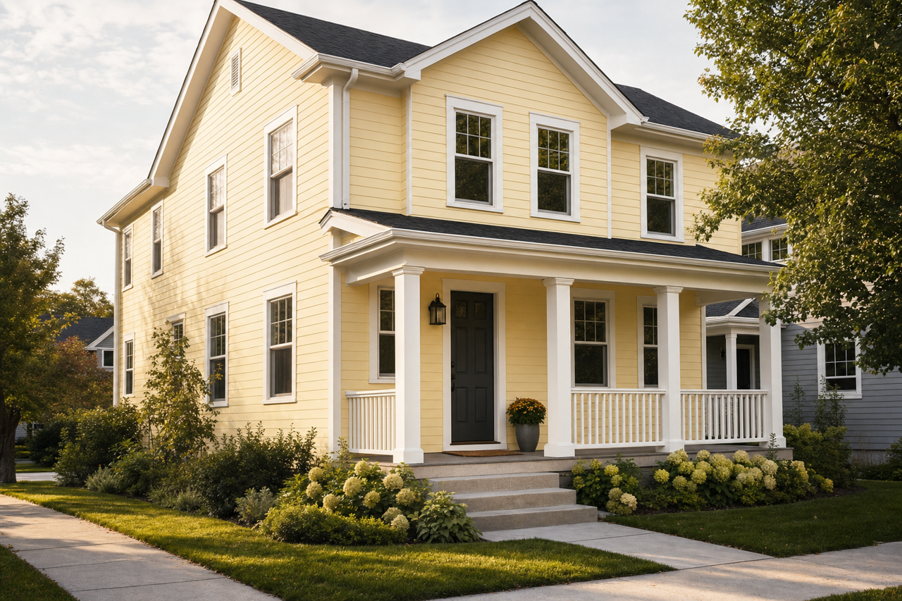 Banan-Appeal by Benjamin Moore on exterior