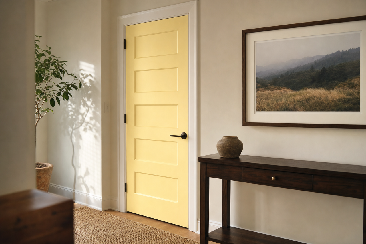 Banan-Appeal by Benjamin Moore on interior-doors