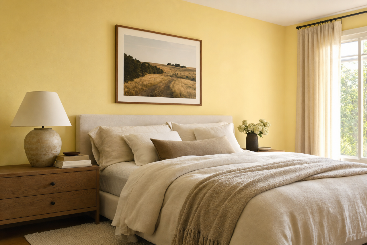 Banan-Appeal by Benjamin Moore on interiors