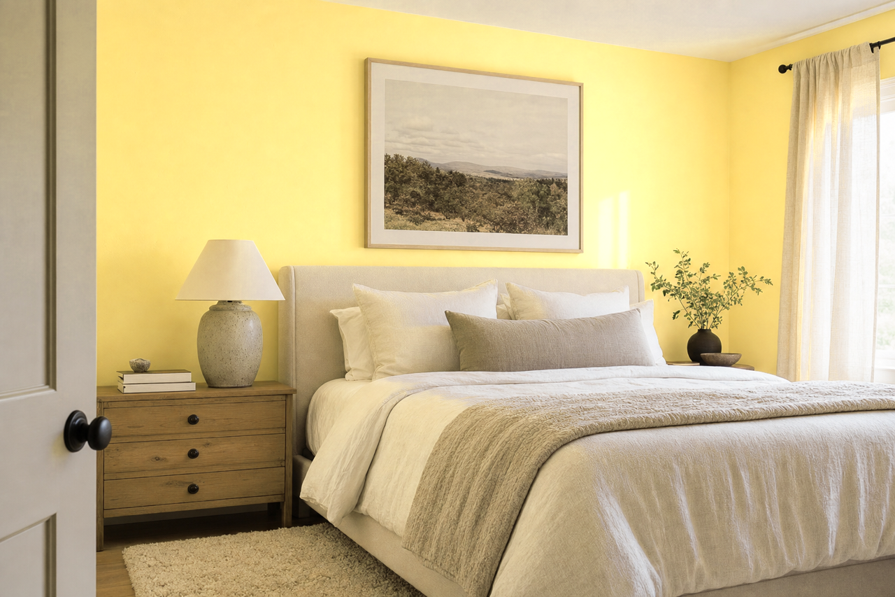 Pineapple Grove by Benjamin Moore on interiors