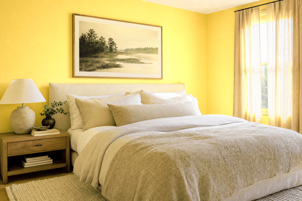 Lightning by Benjamin Moore on interiors
