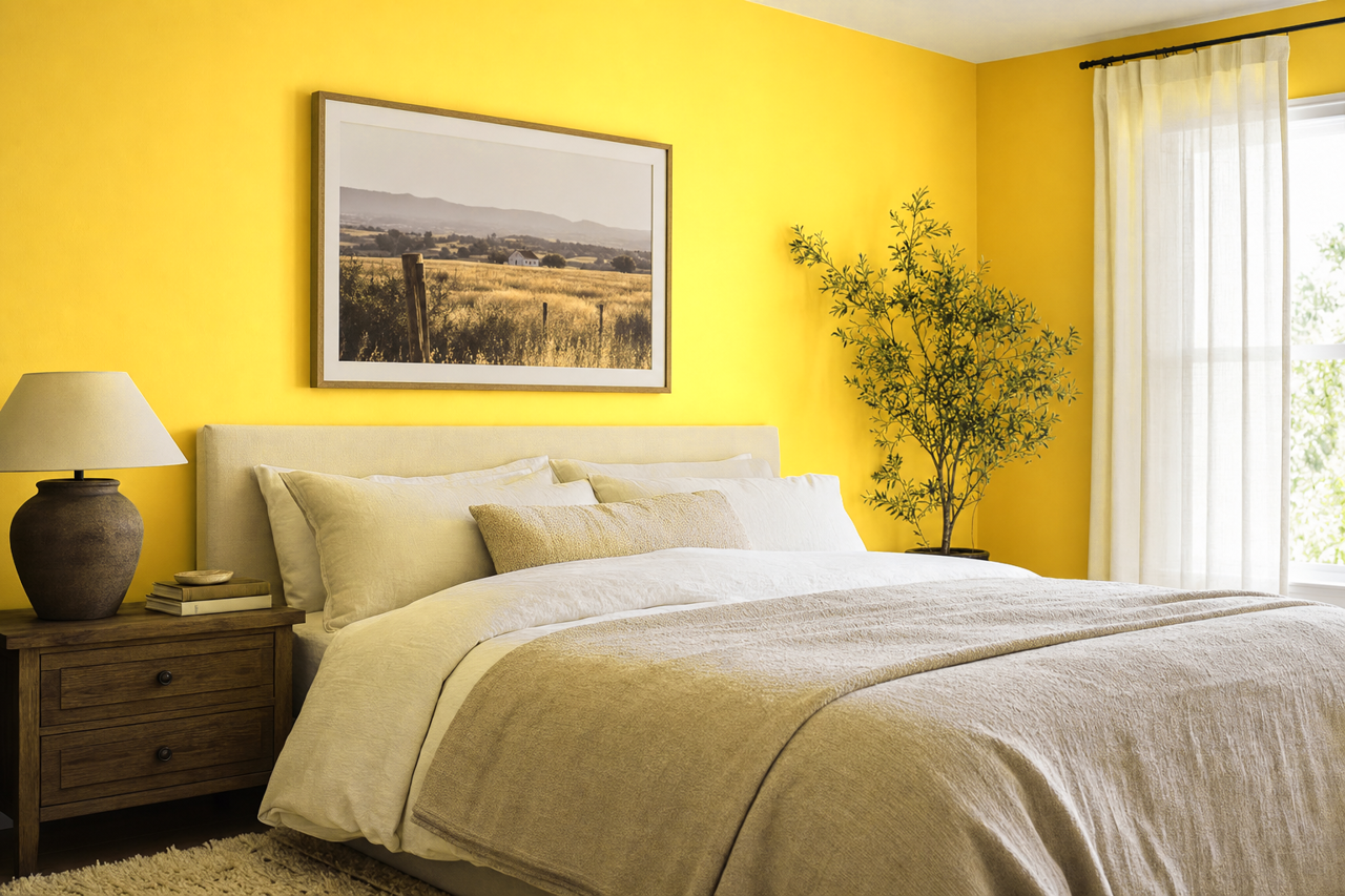 Glimmer by Benjamin Moore on interiors