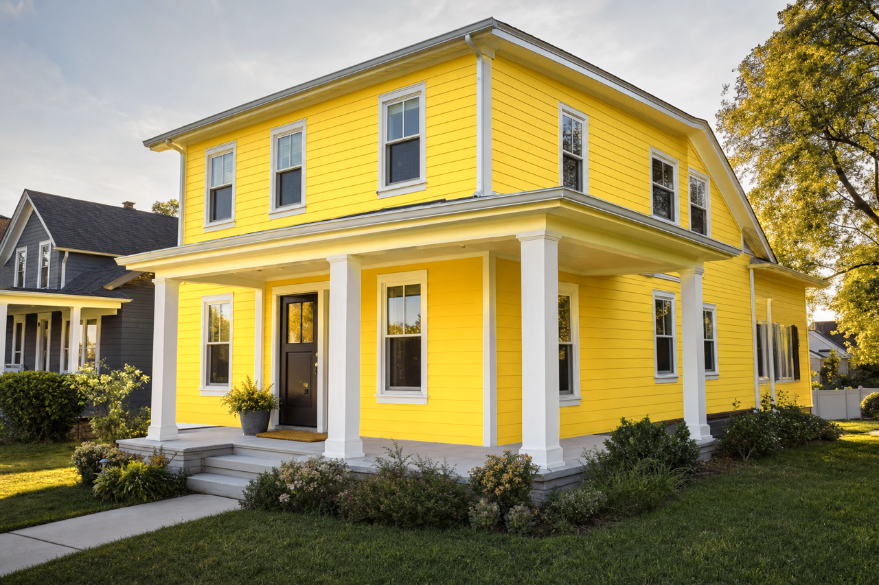 Sunrays by Benjamin Moore on exterior