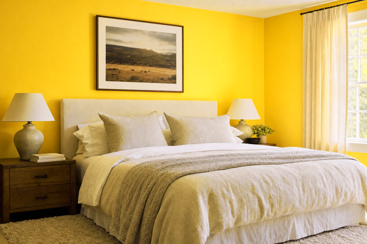 Sunrays by Benjamin Moore on interiors