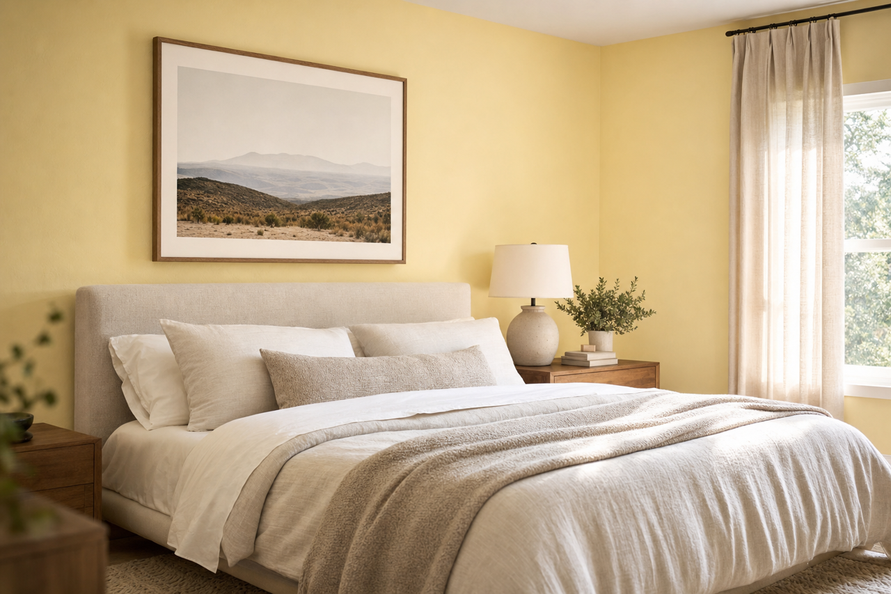 Winter by Benjamin Moore on interiors