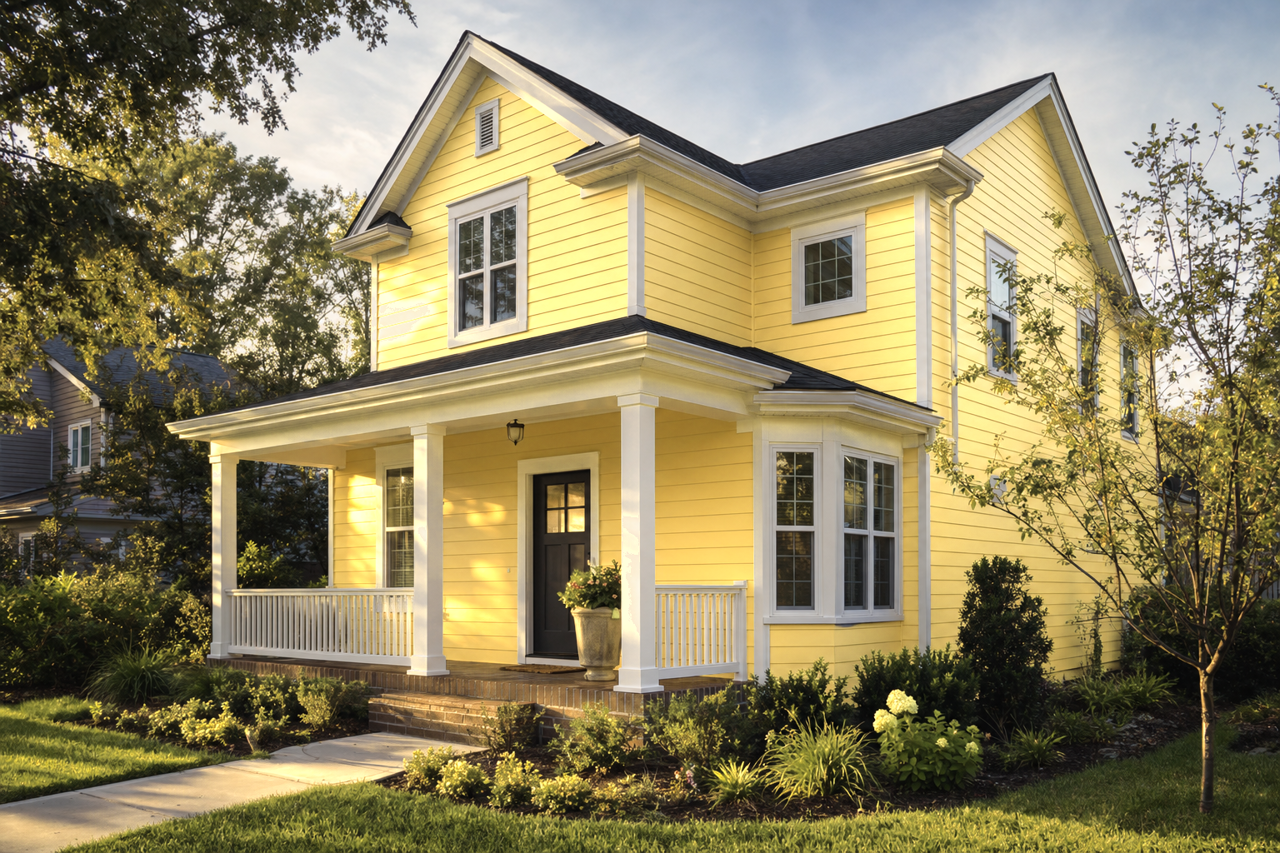 Inner Glow by Benjamin Moore on exterior