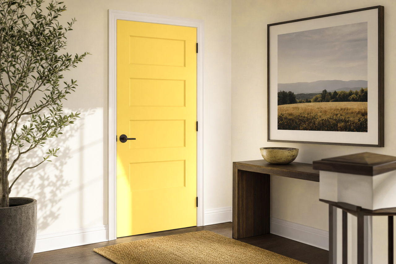 Inner Glow by Benjamin Moore on interior-doors