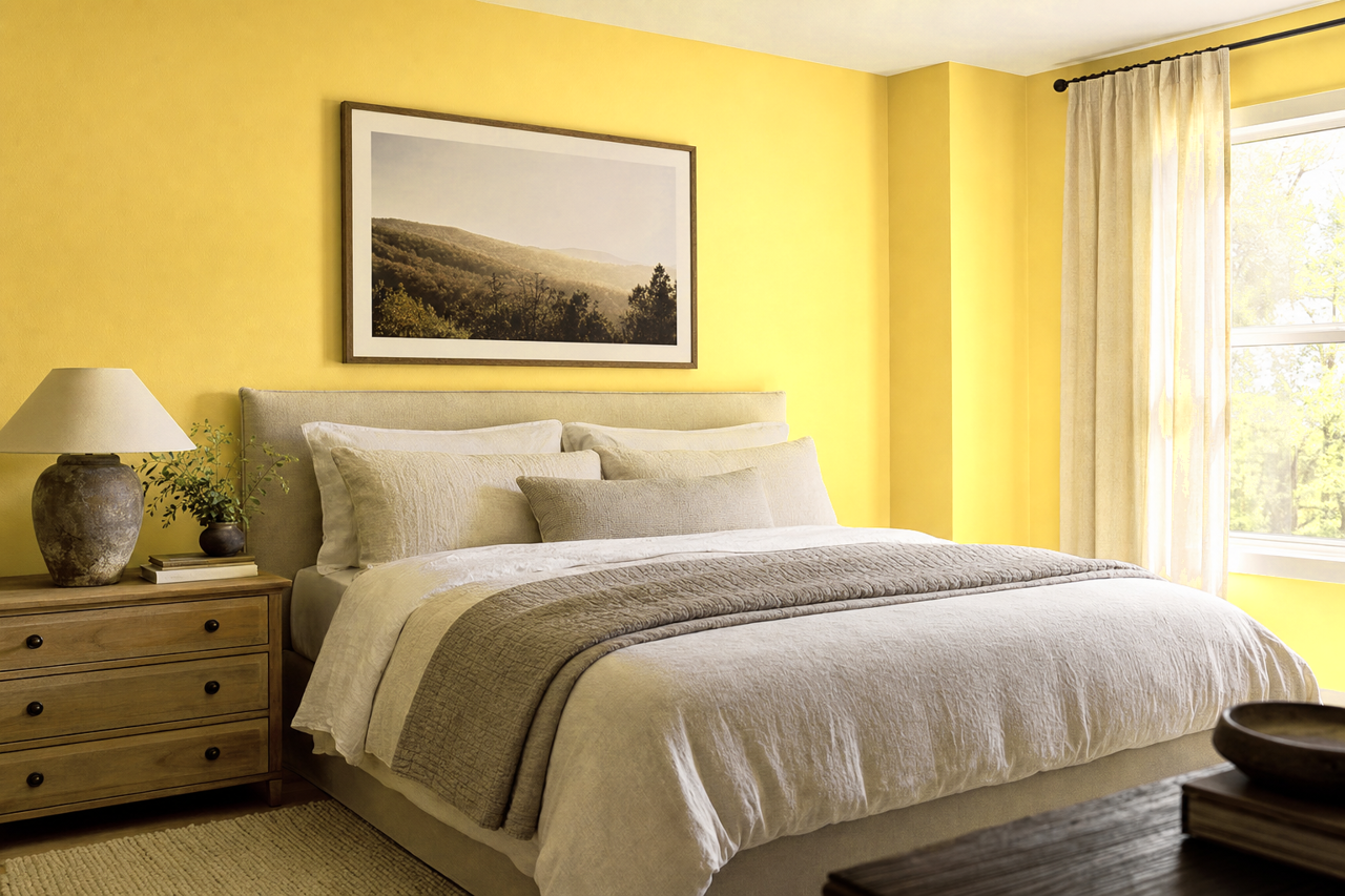 Inner Glow by Benjamin Moore on interiors