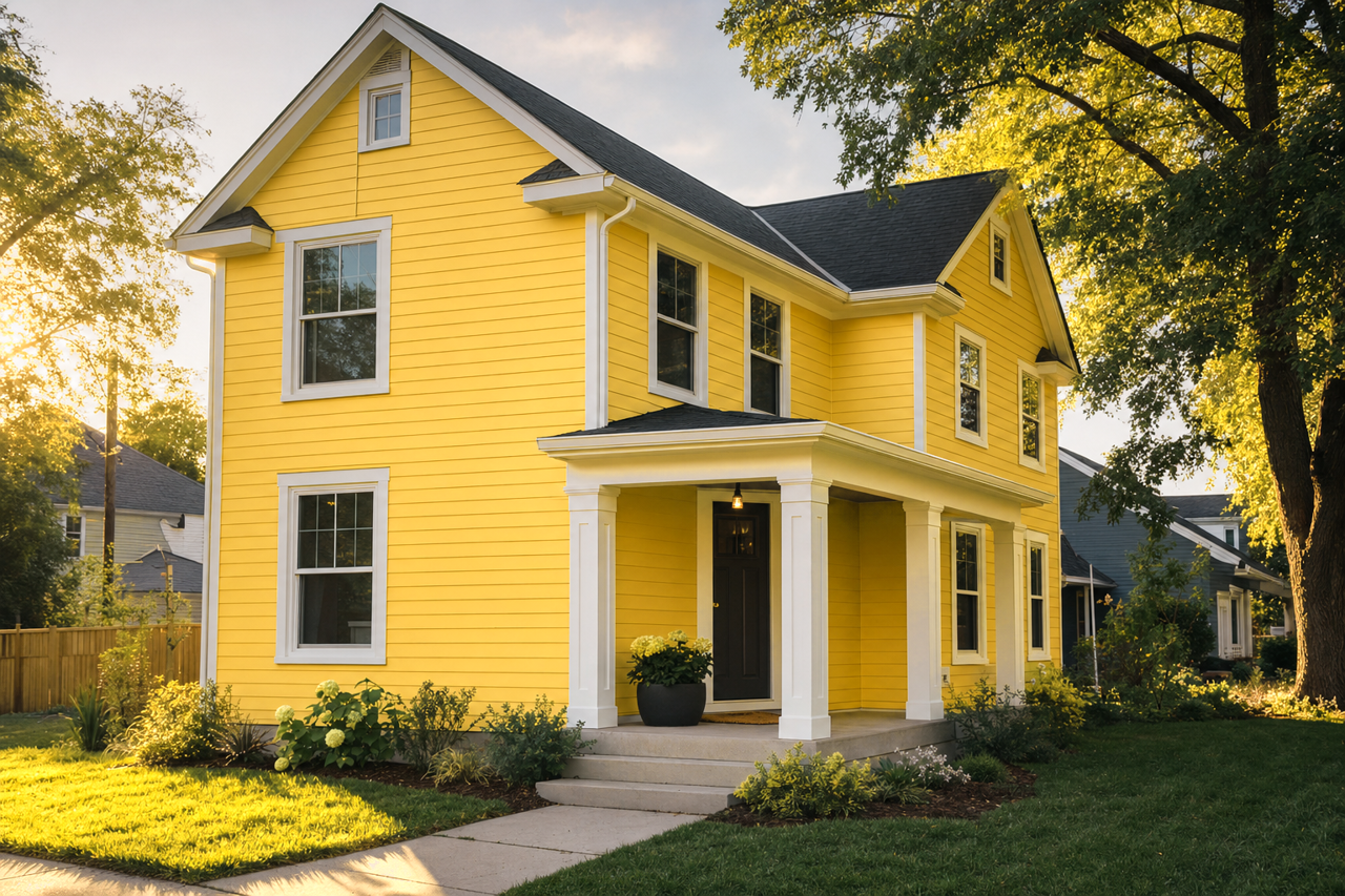 Sun by Benjamin Moore on exterior