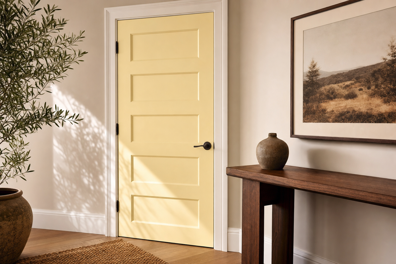 Falling Star by Benjamin Moore on interior-doors