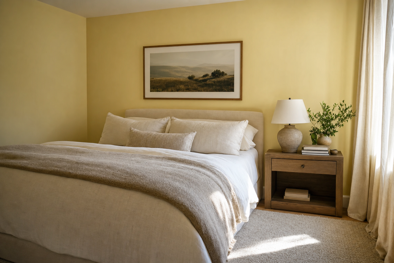 Falling Star by Benjamin Moore on interiors