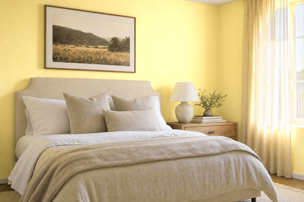 Sun City by Benjamin Moore on interiors