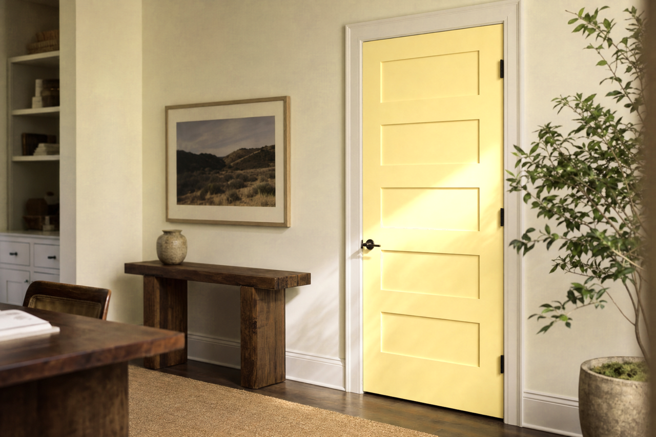 Lightning by Benjamin Moore on interior-doors