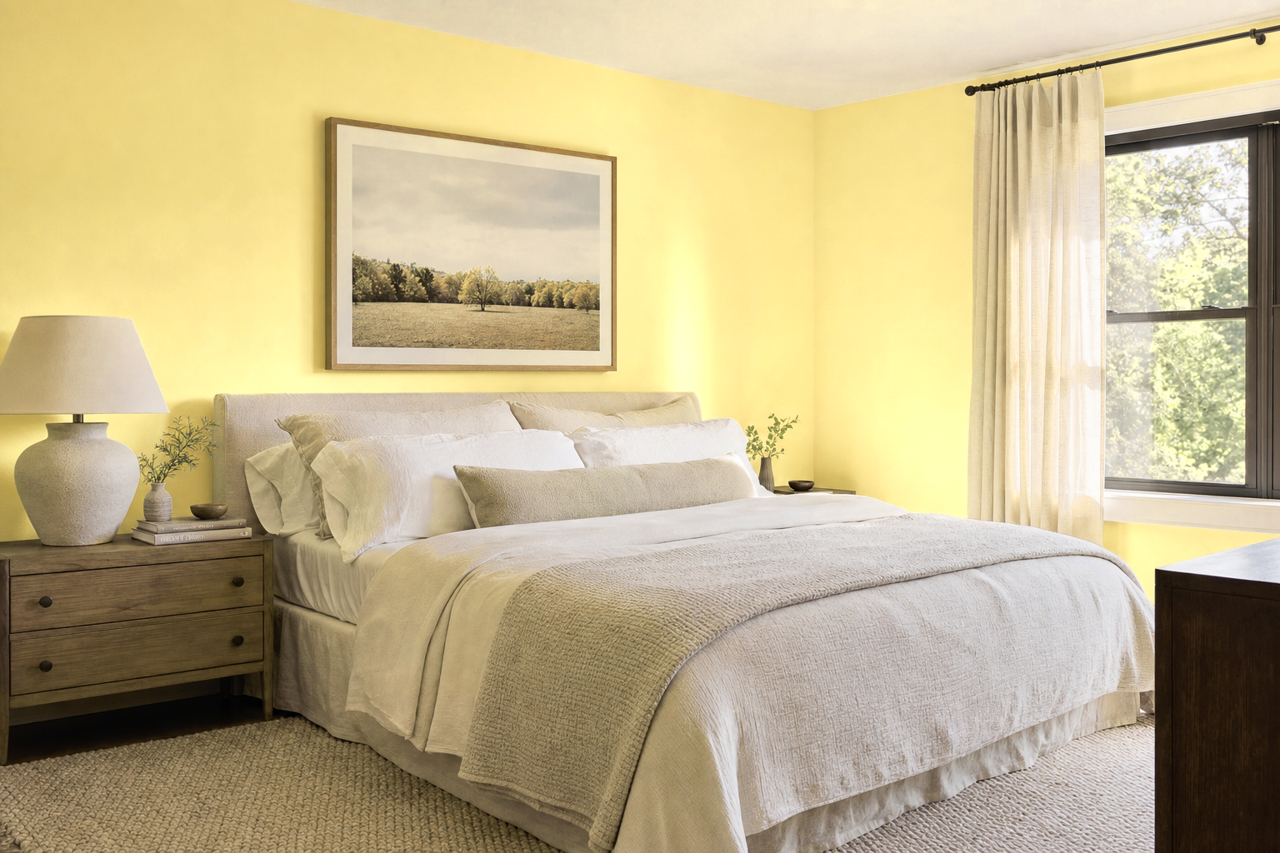 Lightning by Benjamin Moore on interiors