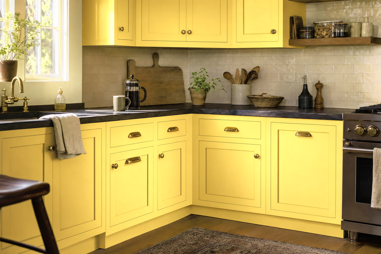 No-Nonsense by Benjamin Moore on cabinets