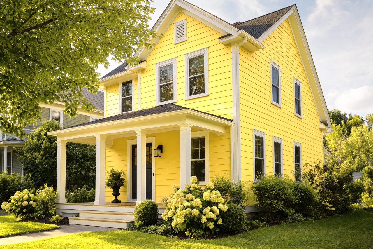 St. by Benjamin Moore on exterior