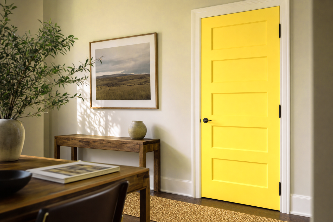 St. by Benjamin Moore on interior-doors