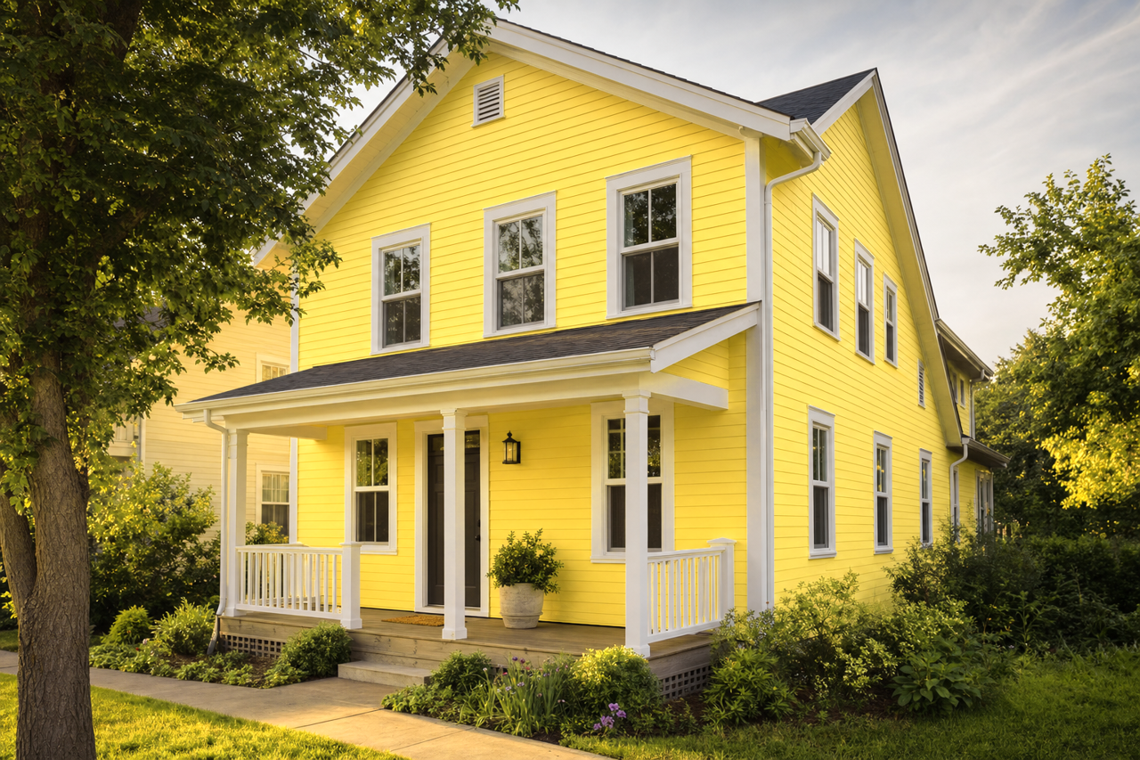 Lemon Grove by Benjamin Moore on exterior