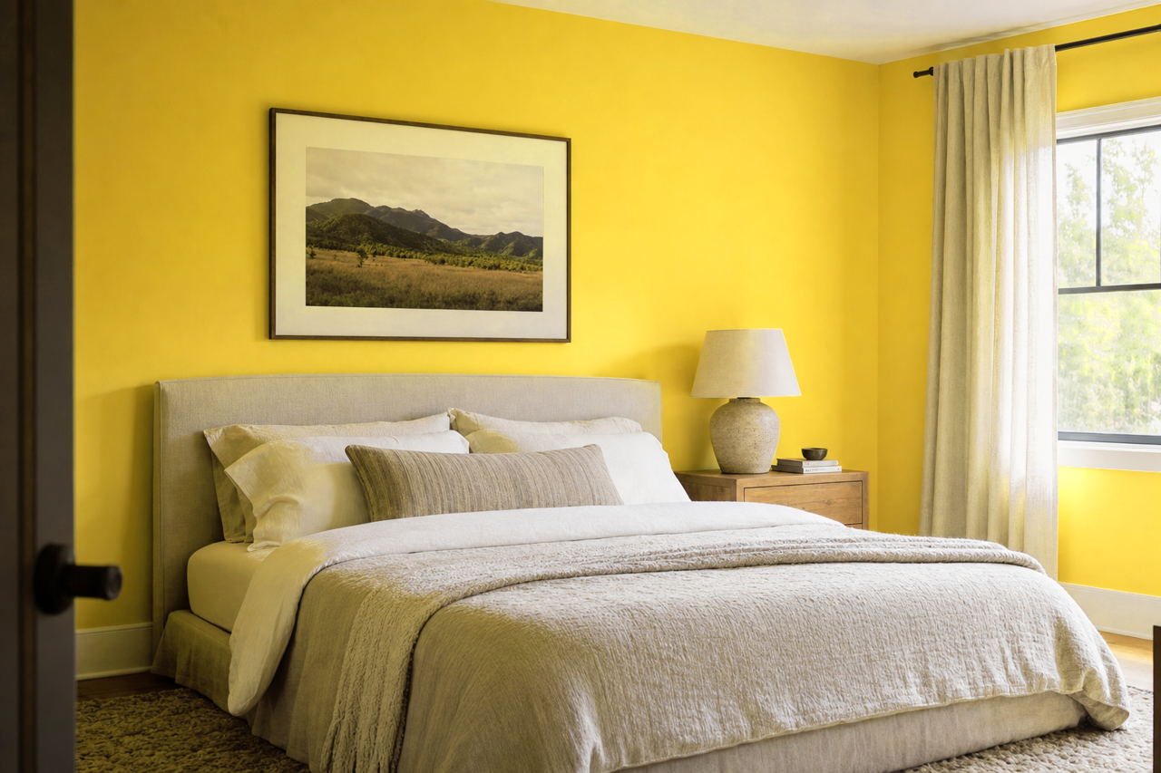 Lemon Grove by Benjamin Moore on interiors