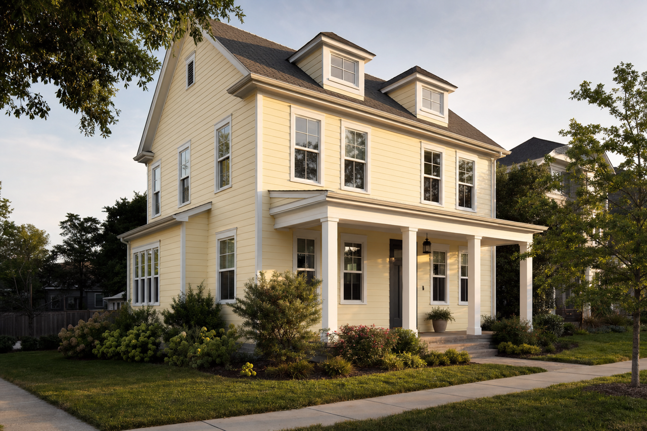 Light of the Moon by Benjamin Moore on exterior