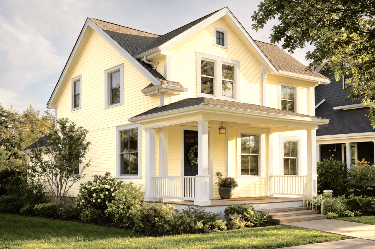 San by Benjamin Moore on exterior