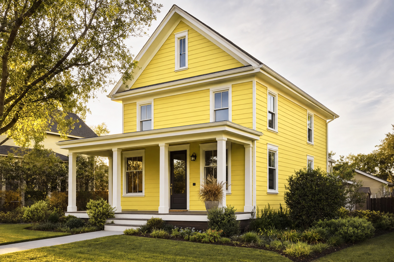 Bright by Benjamin Moore on exterior