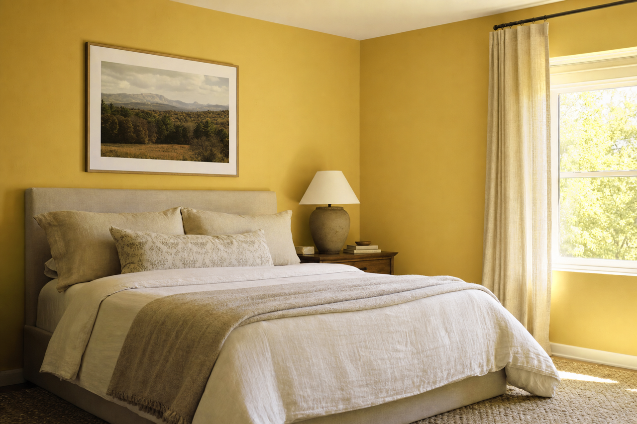 Gibson by Benjamin Moore on interiors