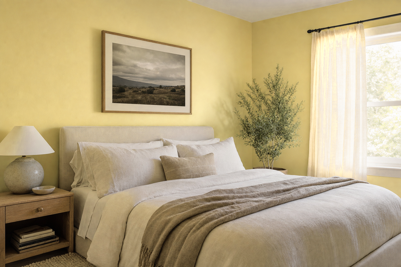 Artichoke by Benjamin Moore on interiors