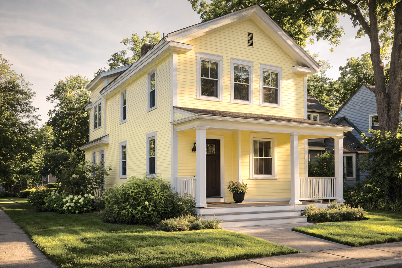 Sweet by Benjamin Moore on exterior