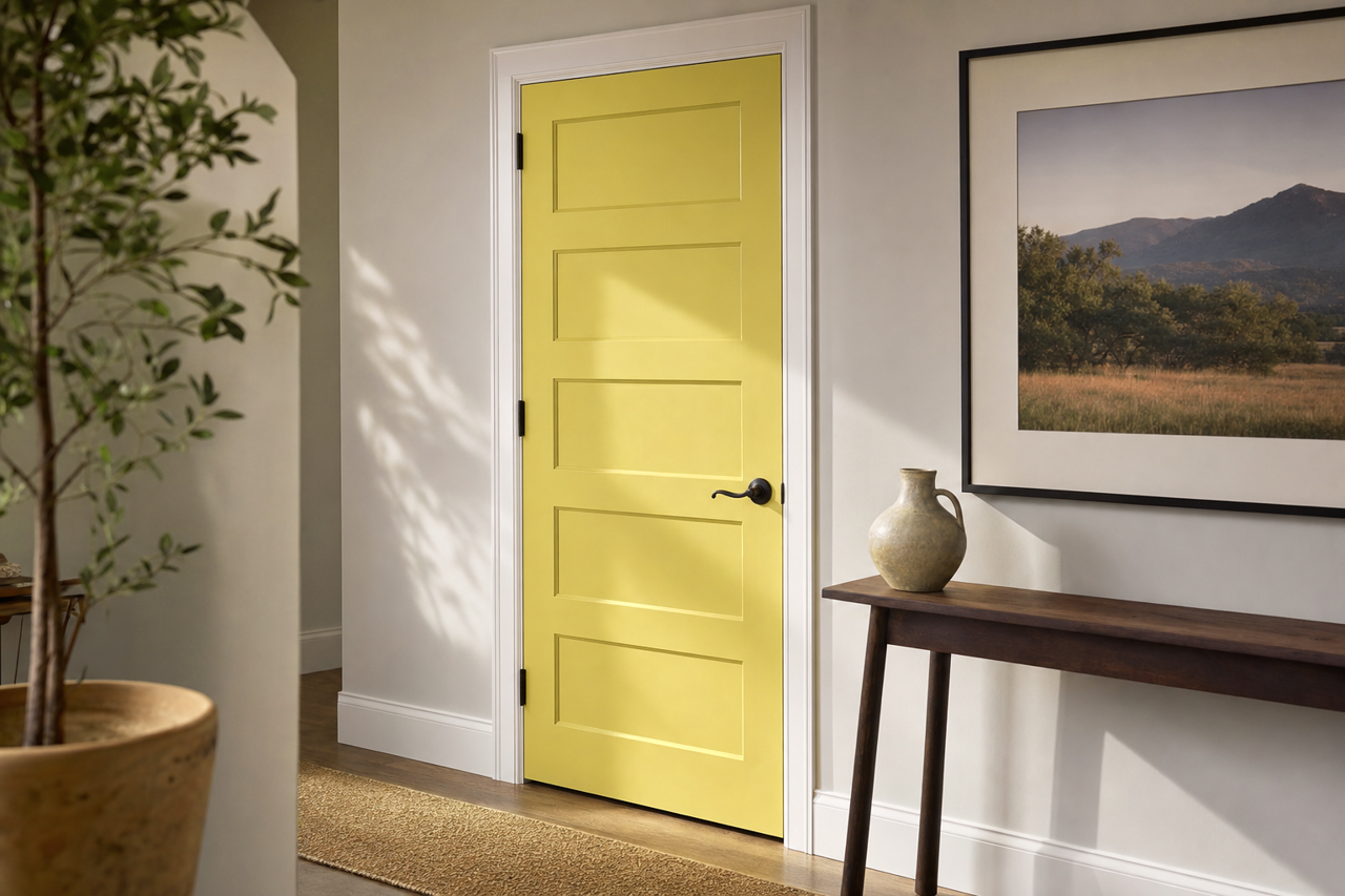 Sweet by Benjamin Moore on interior-doors