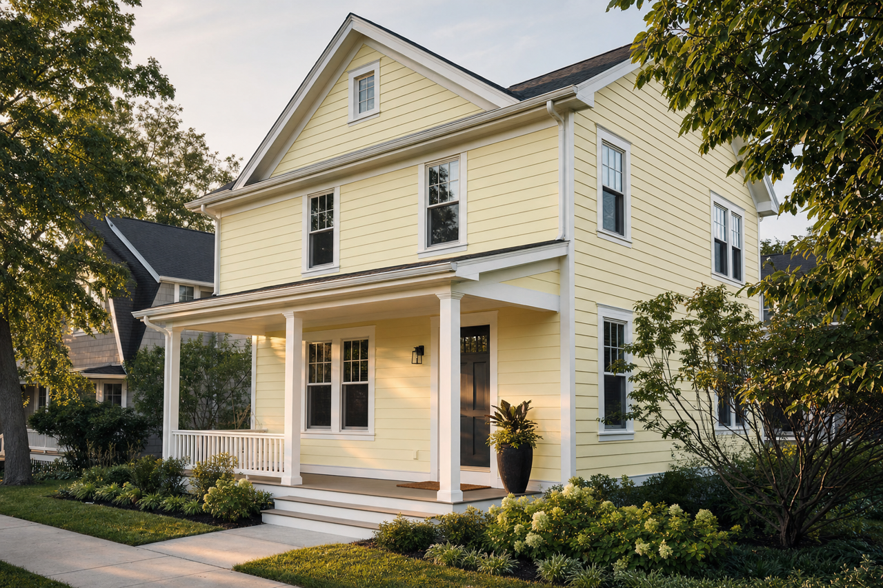 Lime by Benjamin Moore on exterior