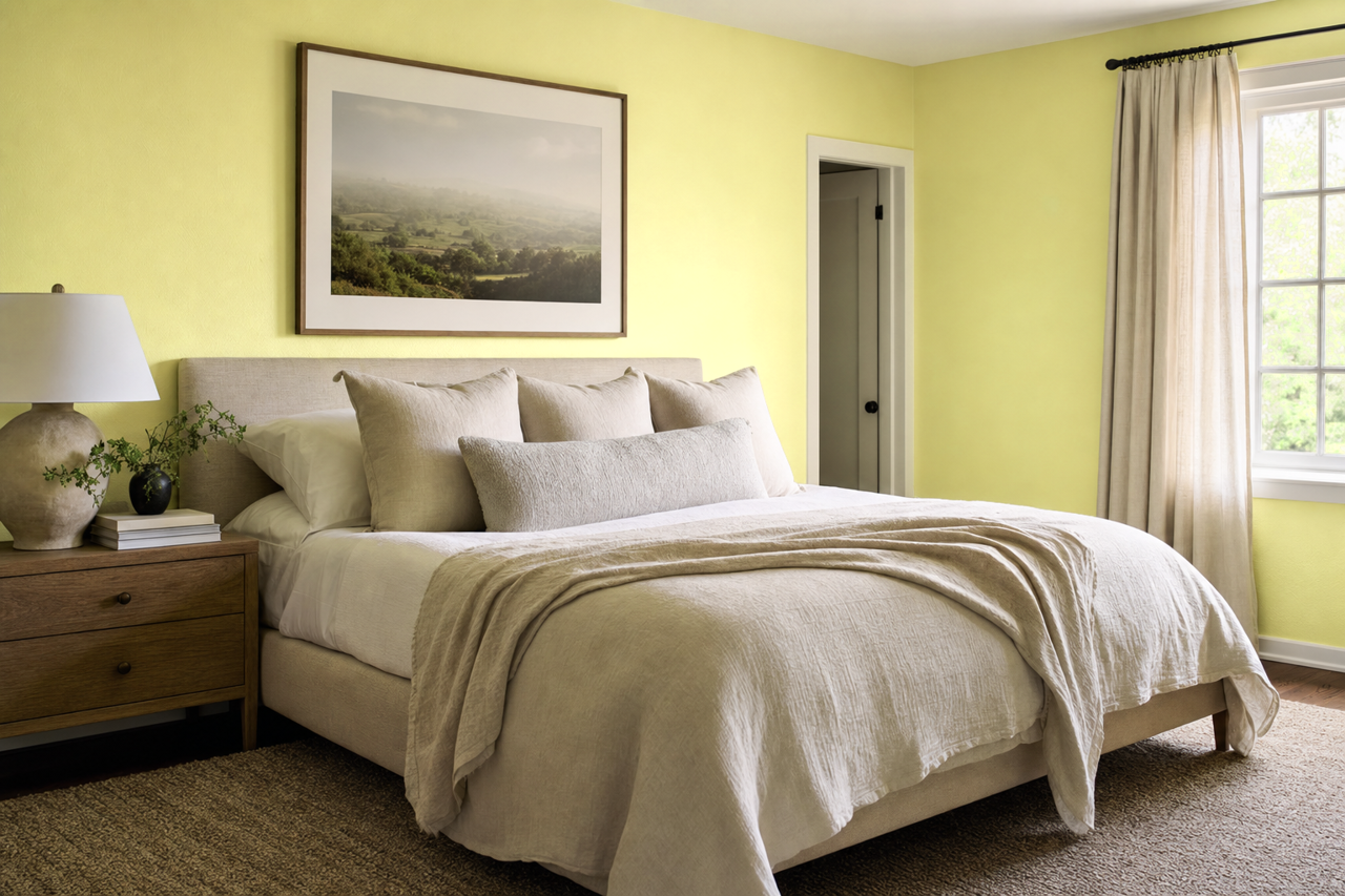 Apples by Benjamin Moore on interiors