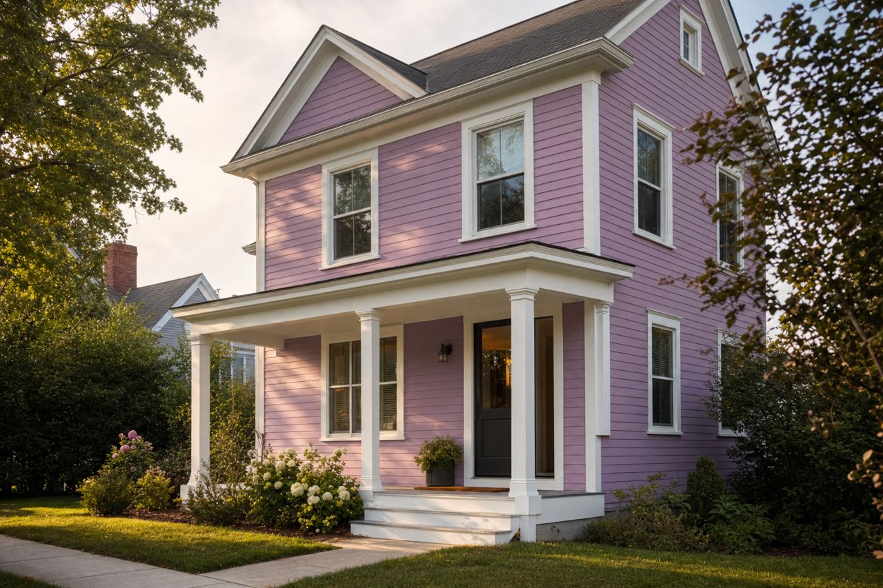 Berries Galore by Valspar on exterior