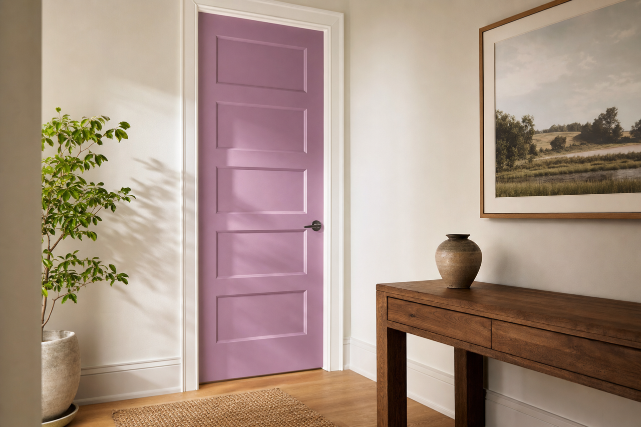 Berries Galore by Valspar on interior-doors
