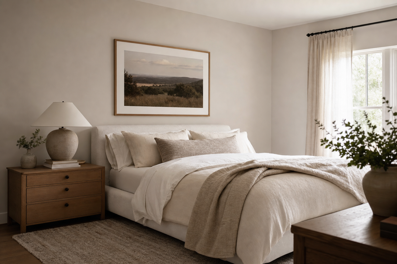 White Pepper by Valspar on interiors