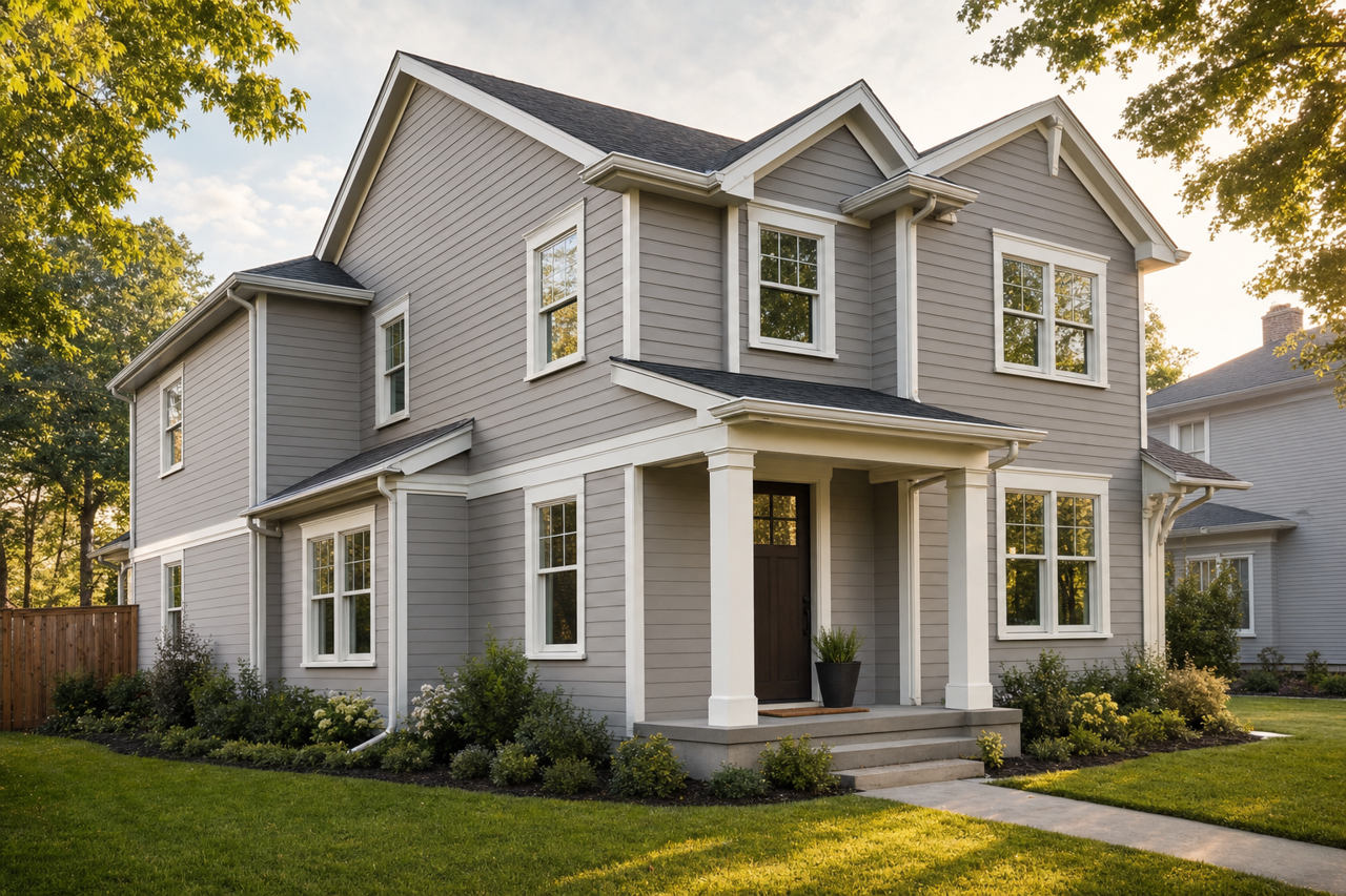 Opal Slate by Valspar on exterior