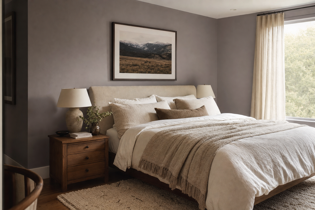Cadet Gray by Valspar on interiors