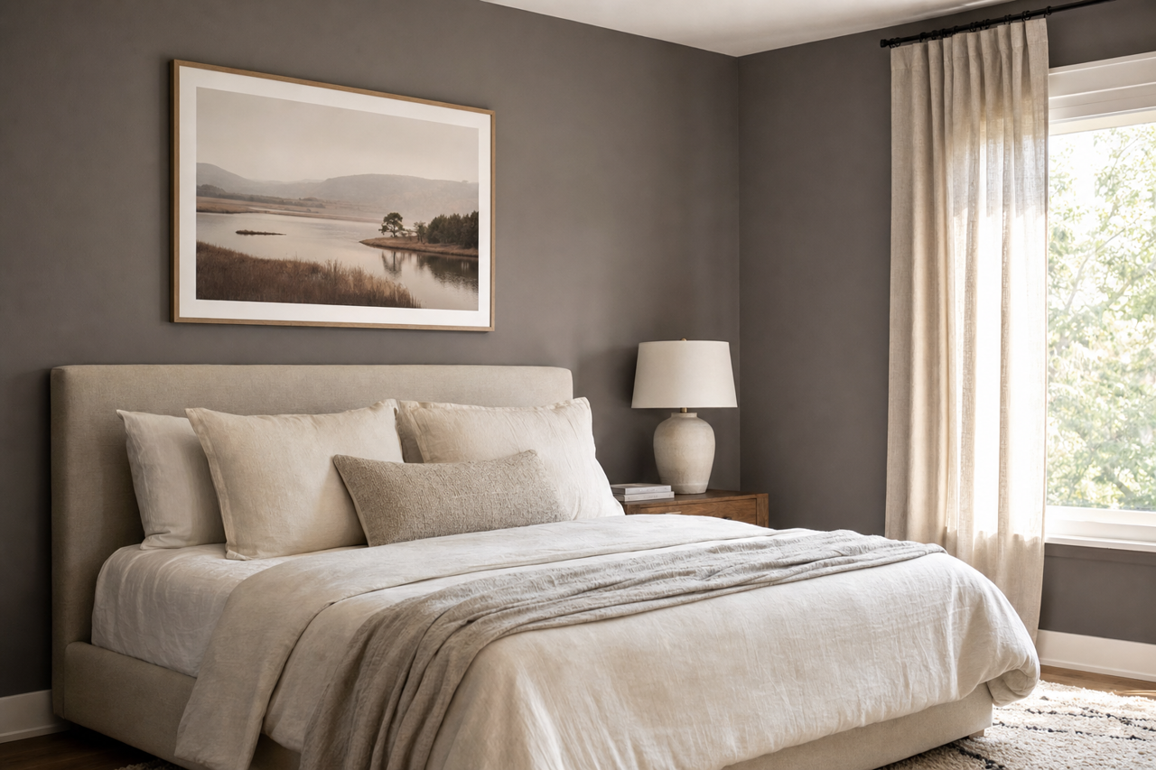 Blackstrap by Valspar on interiors