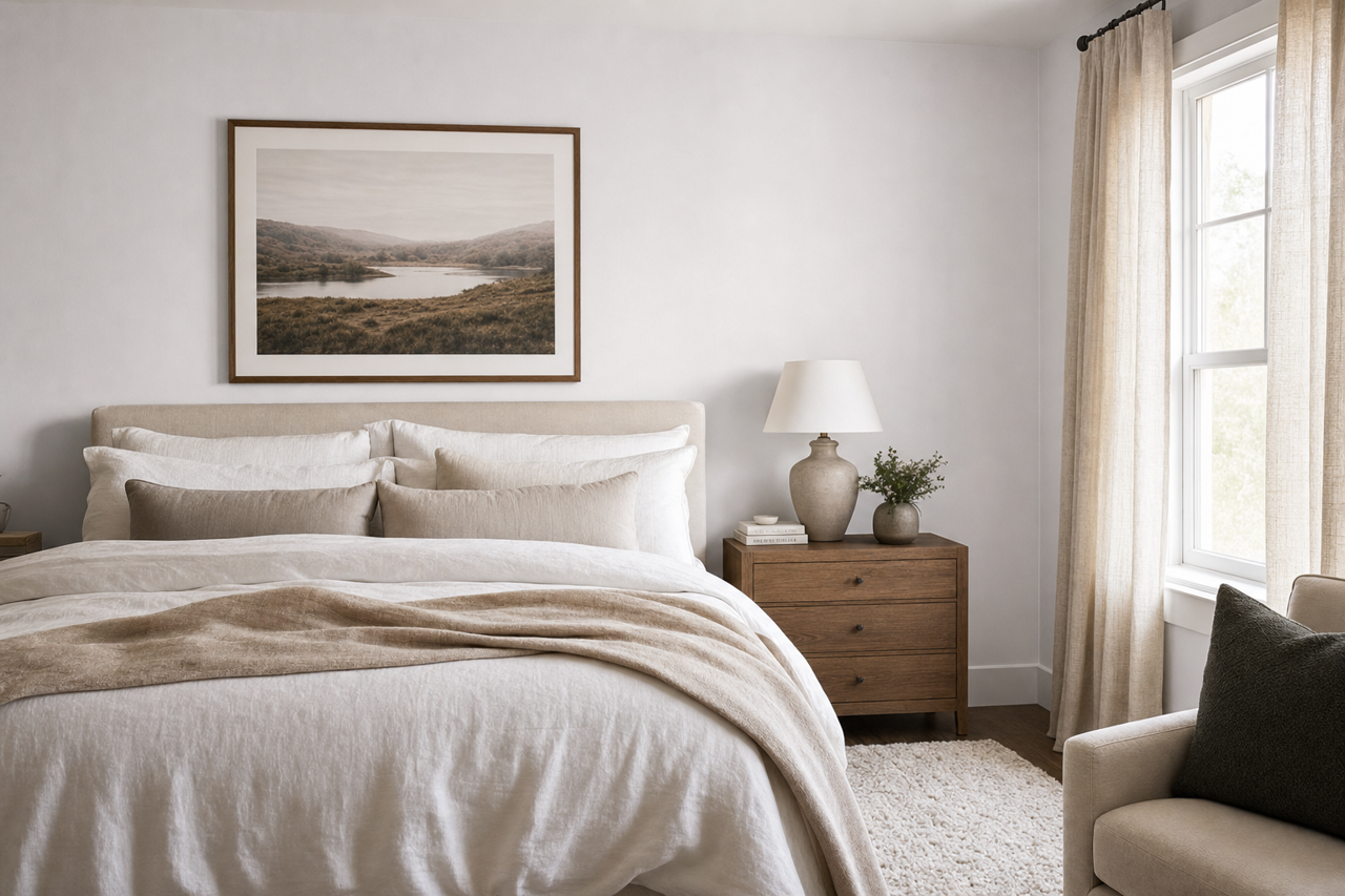 April Morning by Valspar on interiors