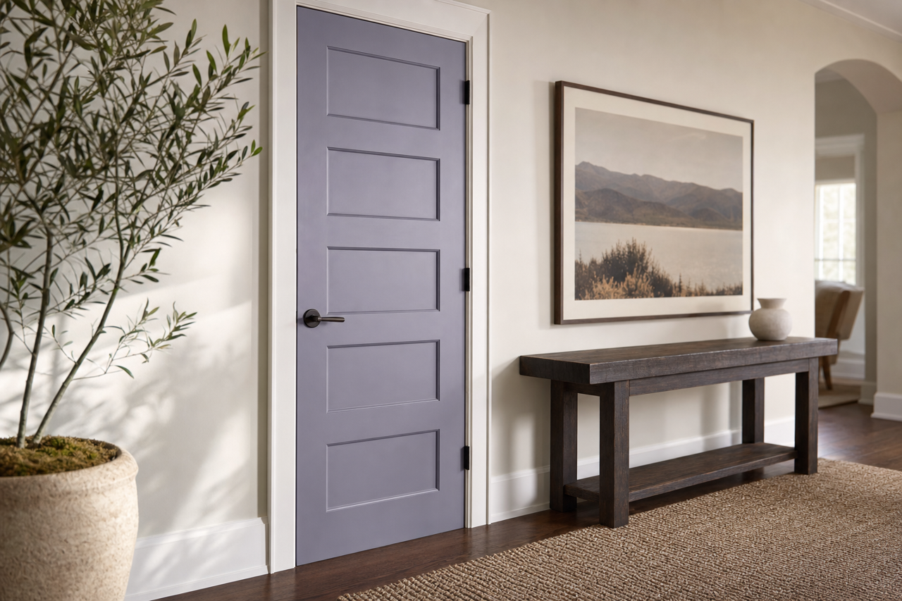 Rapture by Valspar on interior-doors